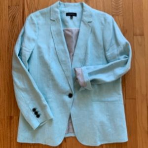 Talbots Sea Blue Linen Blazer Never Worn